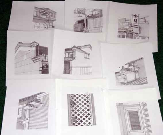 つるぎ町の鉛筆画-1♪