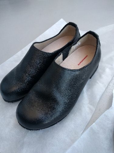 nakamura ナカムラ レザー サボ スリッポンシューズ 黒 25cm nakamura ナカムラ レザー サボ スリッポンシューズ 黒 25cm