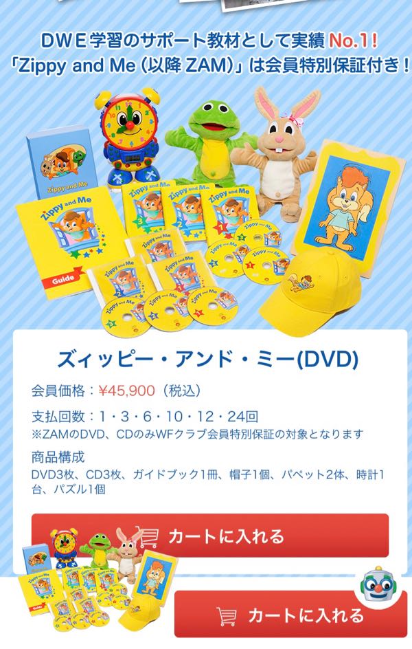 2012年購入 ジッピーアンドミー DVD ブラシ版 Zippy DWE - その他