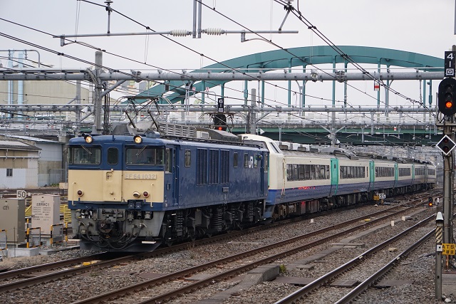 EF64 1032牽引 485系3000番代 R26編成 長野配給3