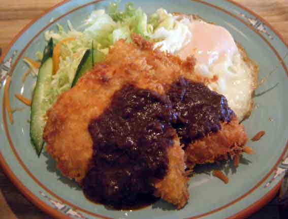 シェフの「チキンカツ」-2♪