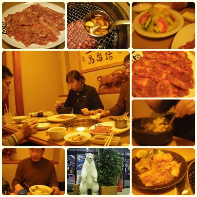 舜と焼き肉店へ