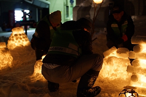 小樽雪あかりの路　ボランティア
