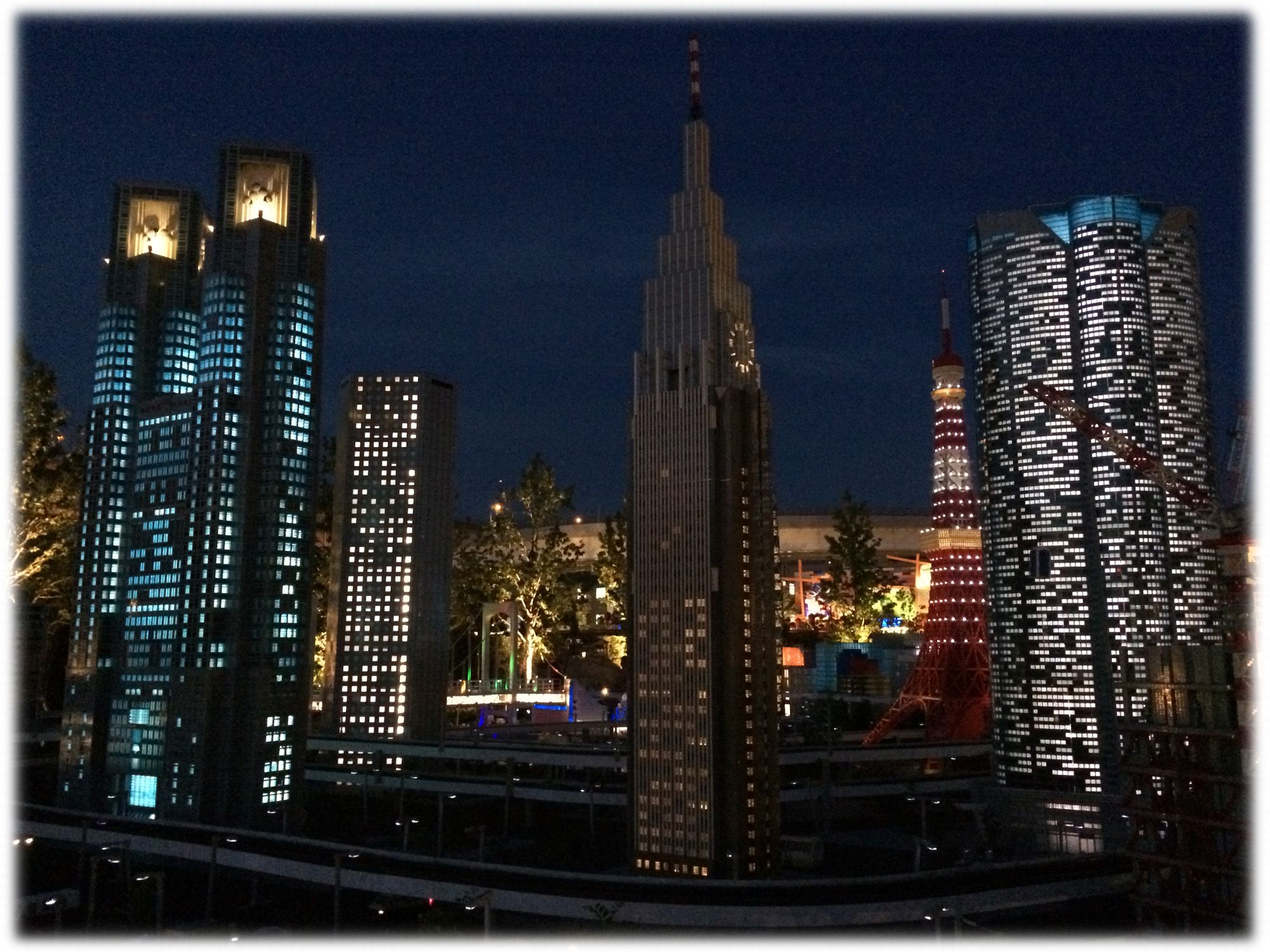 ミニランド 東京 夜景