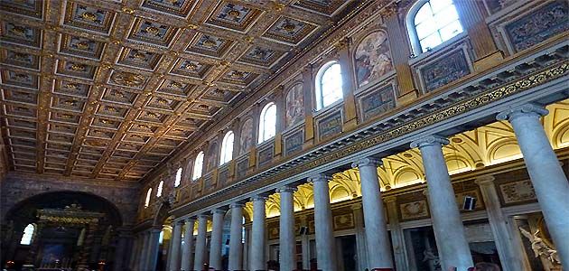 サンタ マリア マッジョーレ大聖堂basilica Di Santa Maria Maggiore とは テルミニ駅の近く きらりの旅日記 楽天ブログ