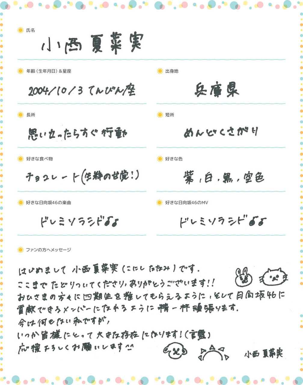 小西夏奈実 HMT2024オープニング衣装フルコンプ （日向坂46 小西