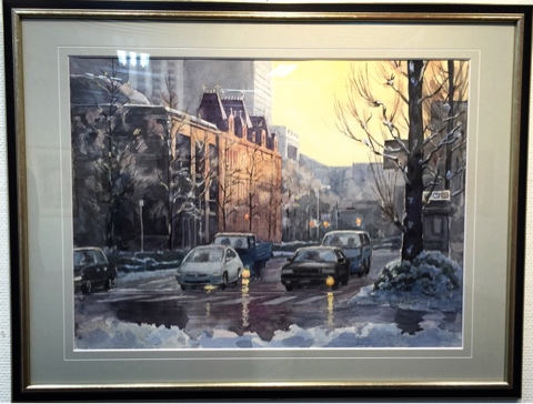 雪上がり丸の内