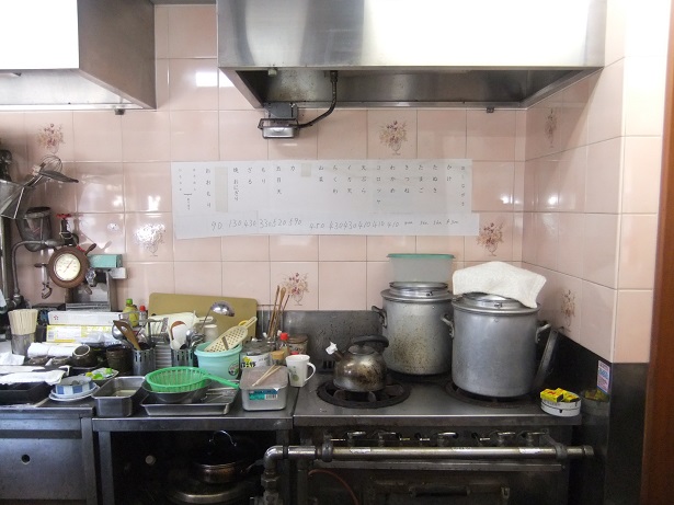 善當製麺所@町屋の店内