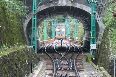 京阪鋼索線 石清水八幡宮参道ケーブル ぐうたらたぬき途中下車 楽天ブログ