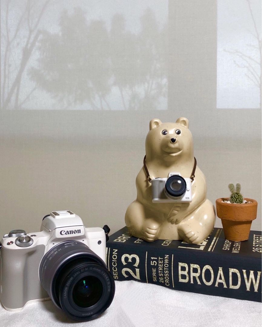 ミニチュアカメラとシロクマ貯金箱 はなこばこ 楽天ブログ