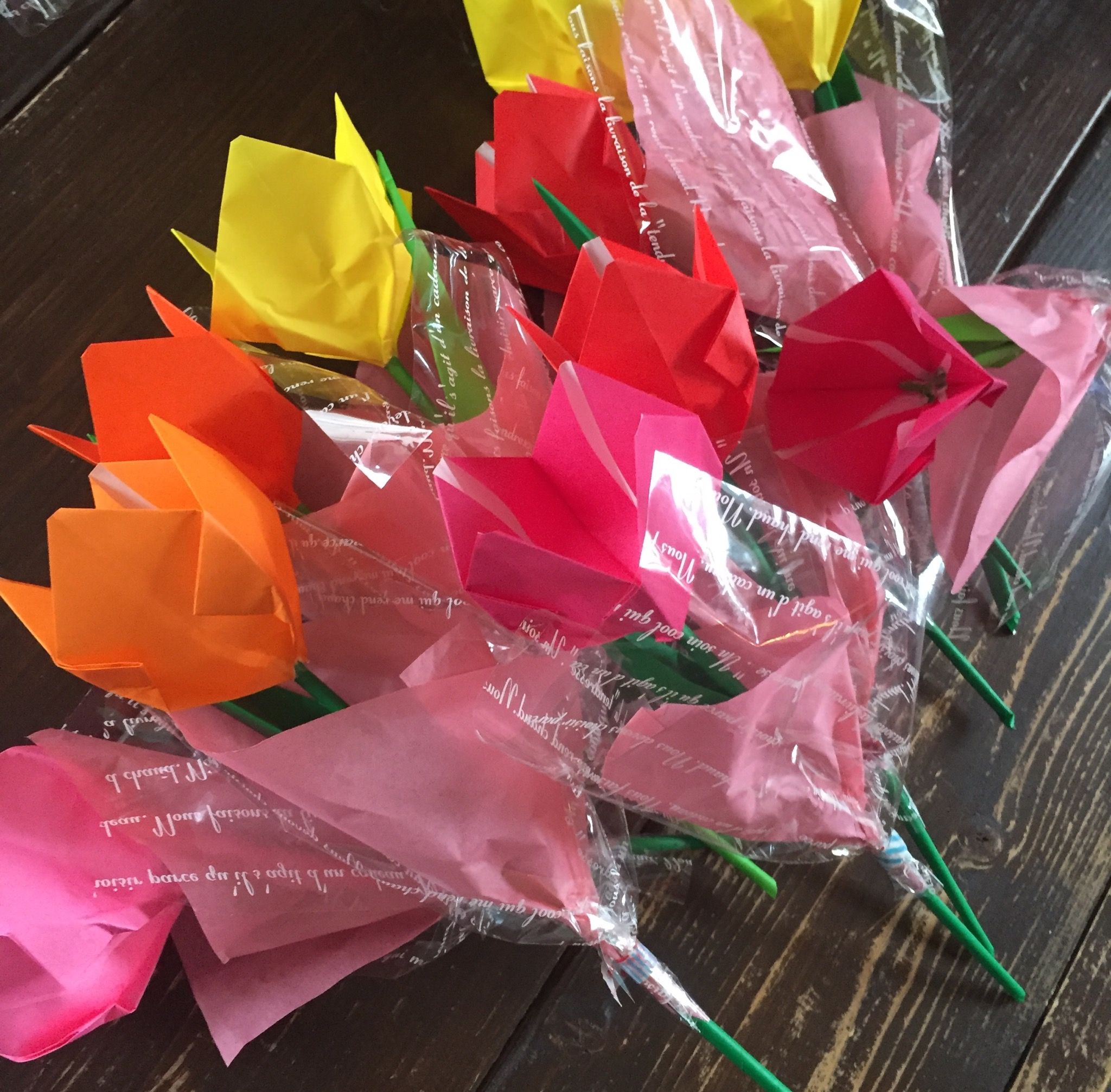 折り紙 花束 作り方