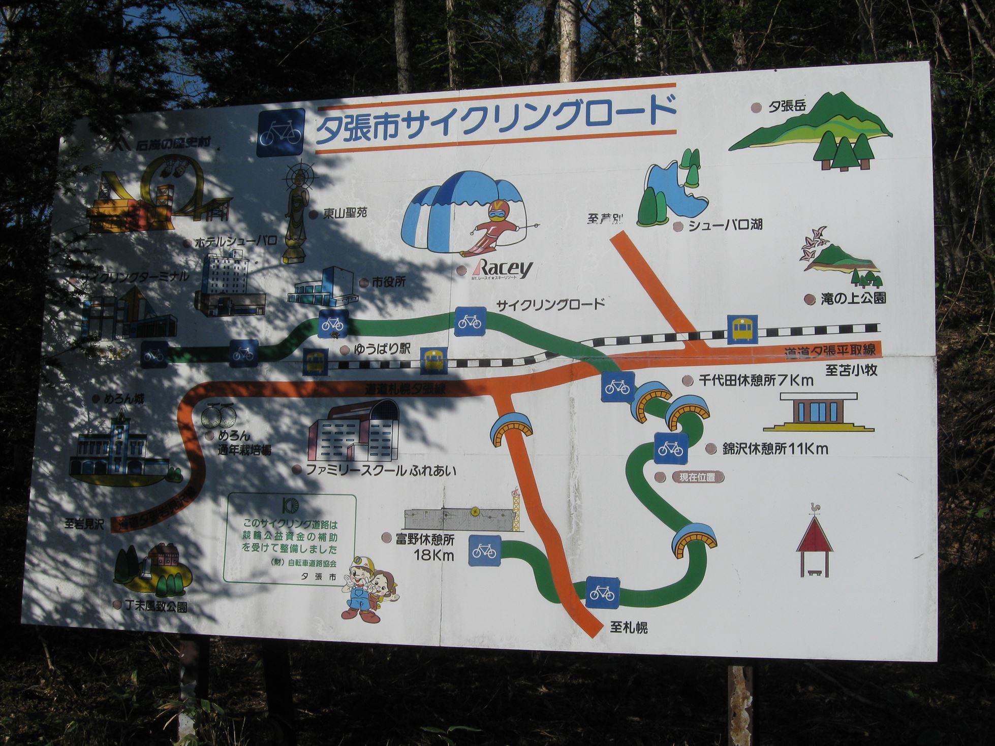 夕張鉄道 錦沢駅（錦沢遊園地）2019 昼間のパパ 楽天ブログ