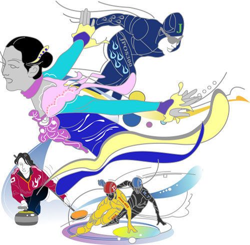 冬のスポーツイラスト オリンピック Noguchi S Worldへようこそ 楽天ブログ