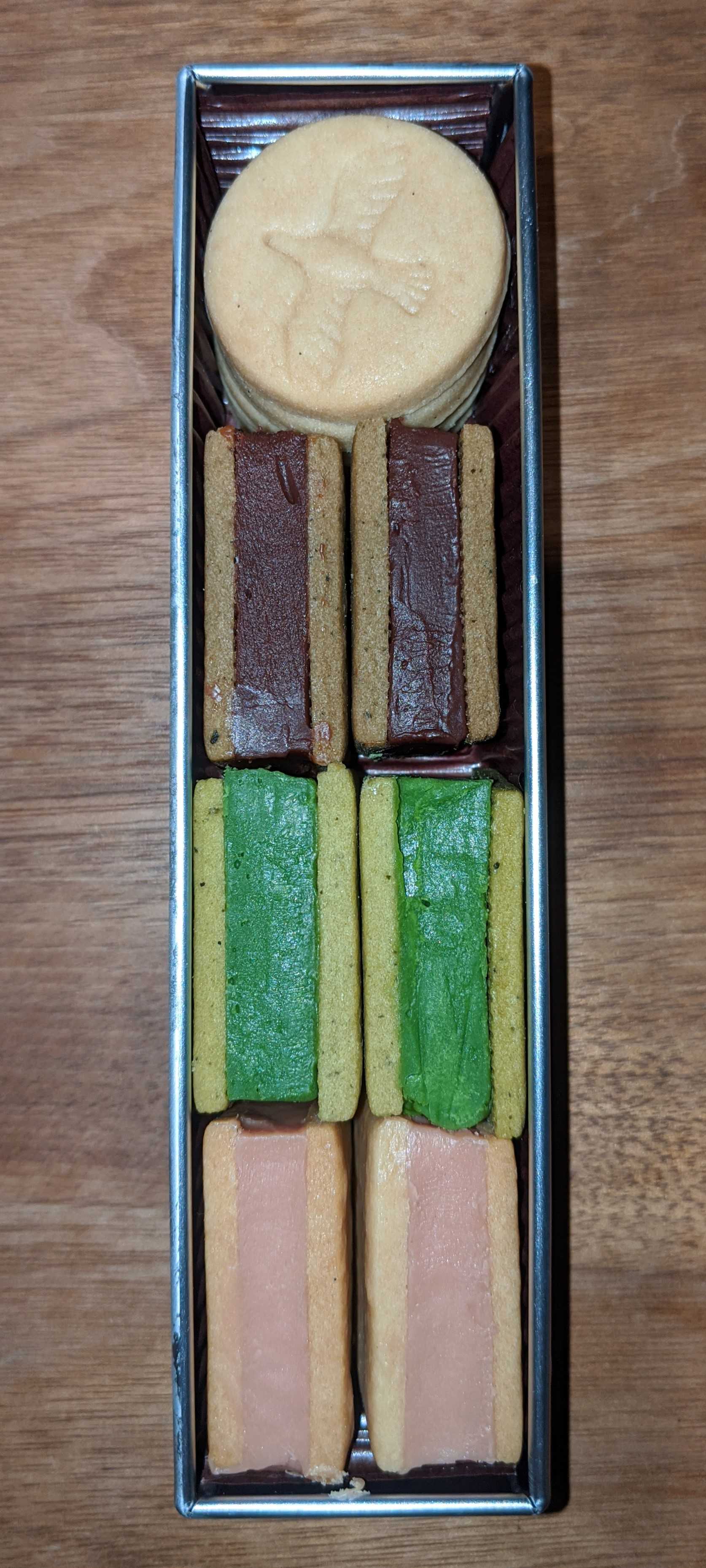 菓子屋ワタリドリの通販　イロドリクッキー缶