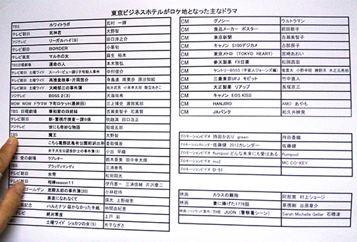 東京ビジネスホテル-ロケ地