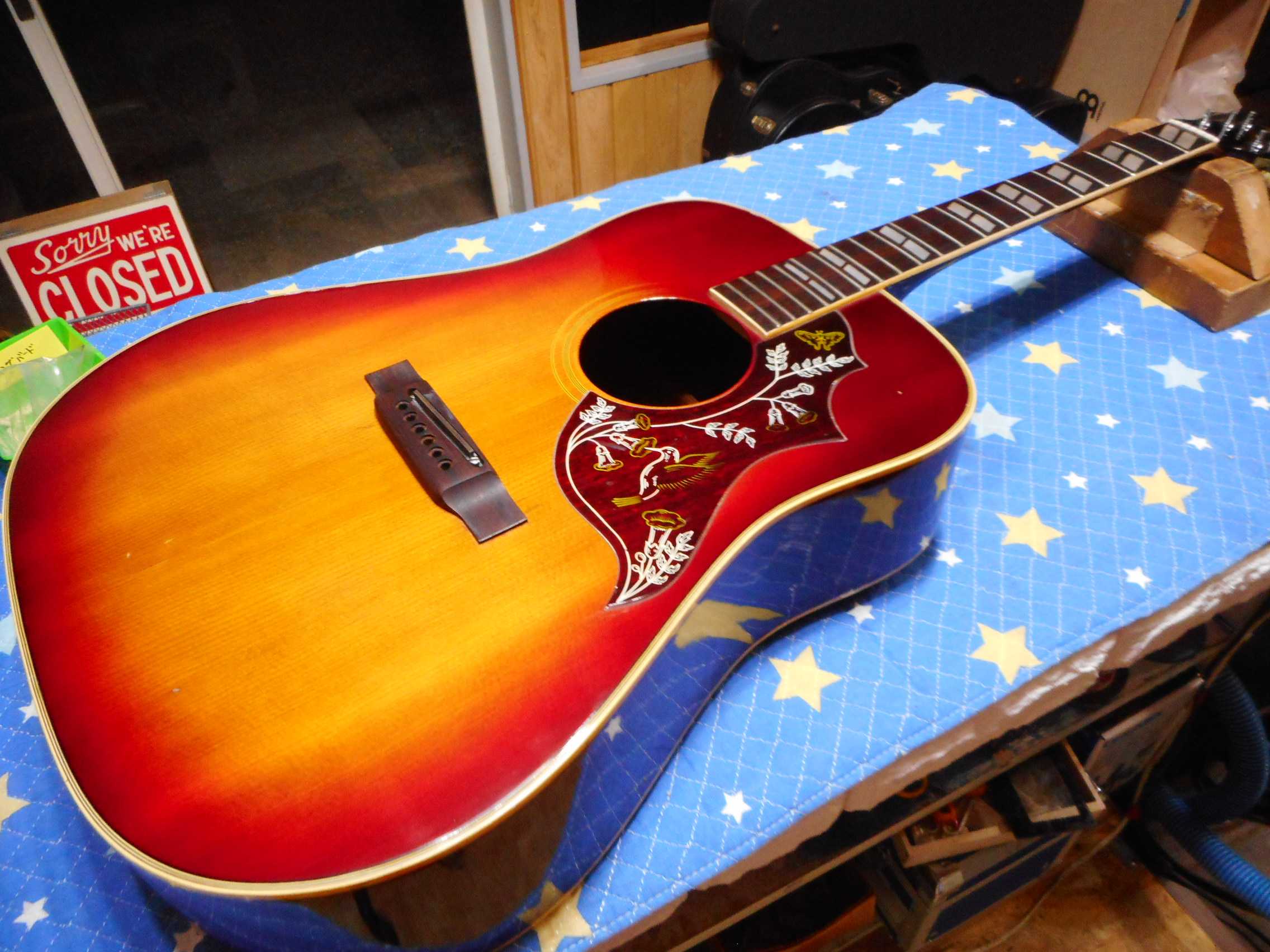 【ADJサドル】林楽器！Pearl！ハミングバードモデル【弾き易く調整☆新品弦】 林楽器・百瀬氏・Pearl Hummingbird CUSTOM | ゆずマンのギター