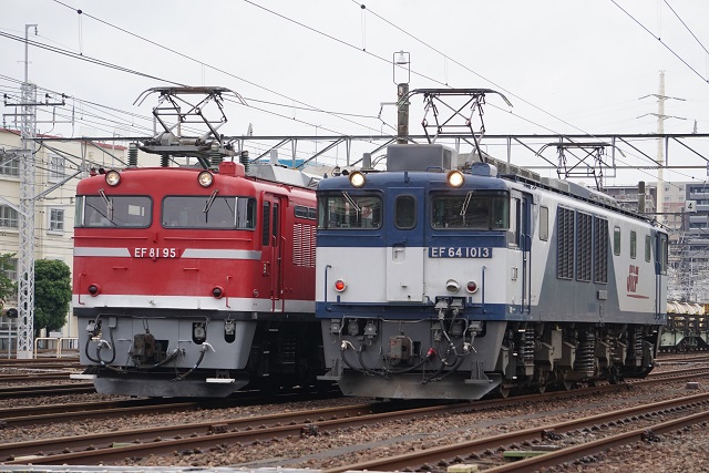 EF81 95牽引 水戸ホキ工臨 & EF65 2139牽引 日鐵チキ工臨6