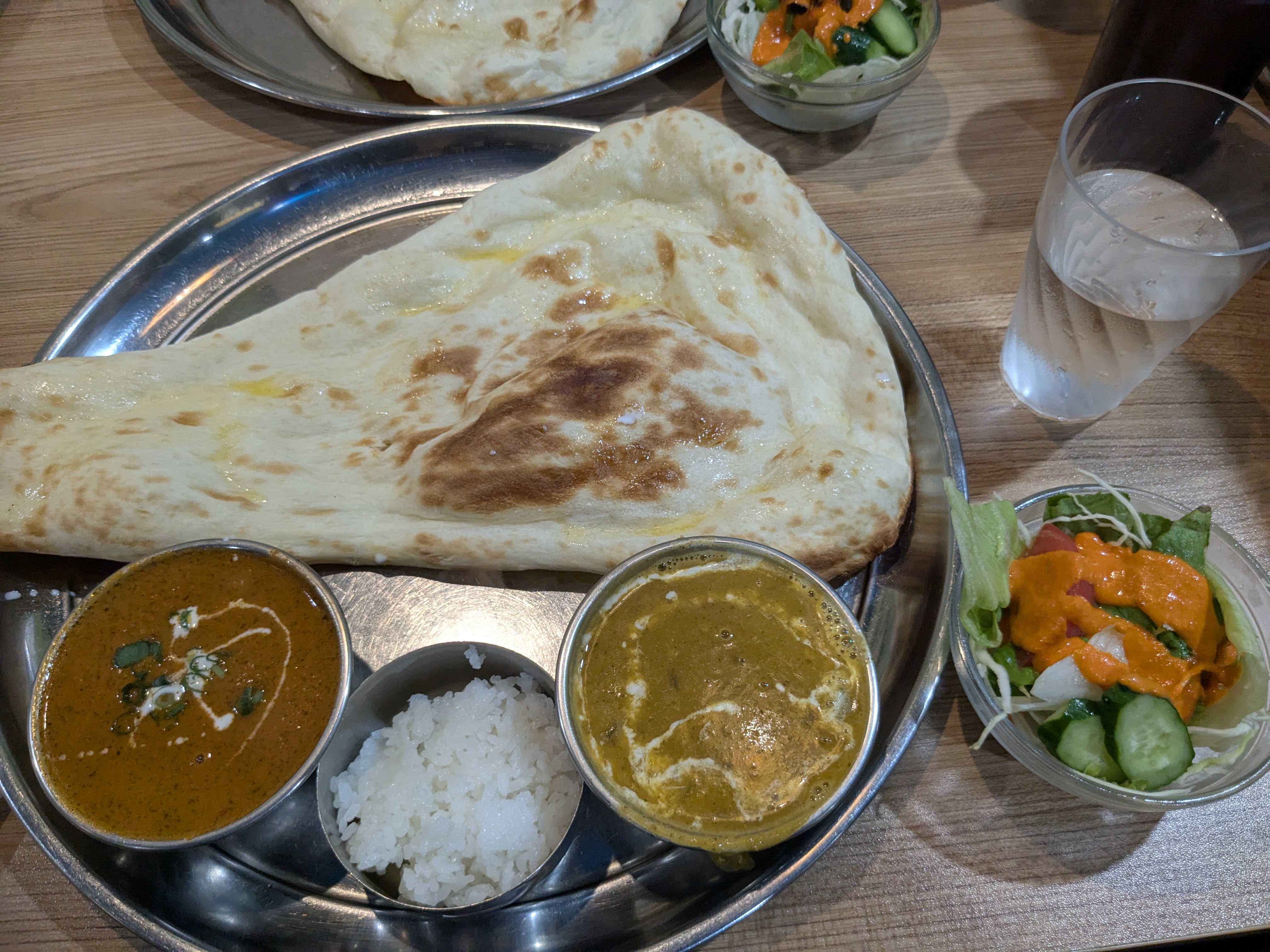JR津田沼駅　インド料理　ロータス　ランチ Bセット
