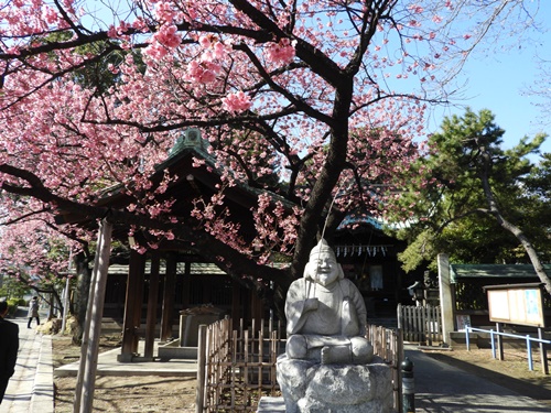 荏原神社にて