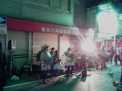 六角橋ヤミ市2012年10月・バンドＢ２