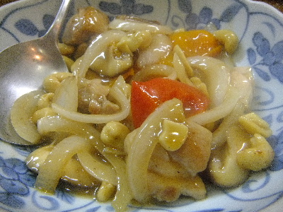 さくらい　鶏カシューナッツいため