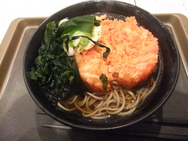 千住２丁目・富士そばの紅生姜天そば１