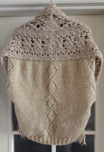 ショールからボレロに後面