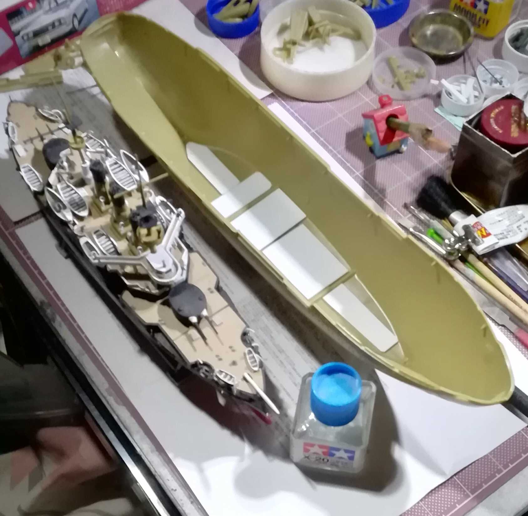 1/400 ソ連原子力砕氷船 アルクティカ号の製作その1 レールクラブ東京・イベント・出張・プラレール 楽天ブログ