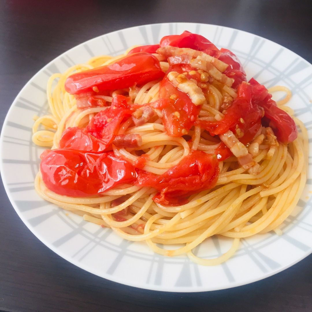 お昼ごはん⋆ポモドーロパスタ 料理と海とコスメと服と。 楽天ブログ