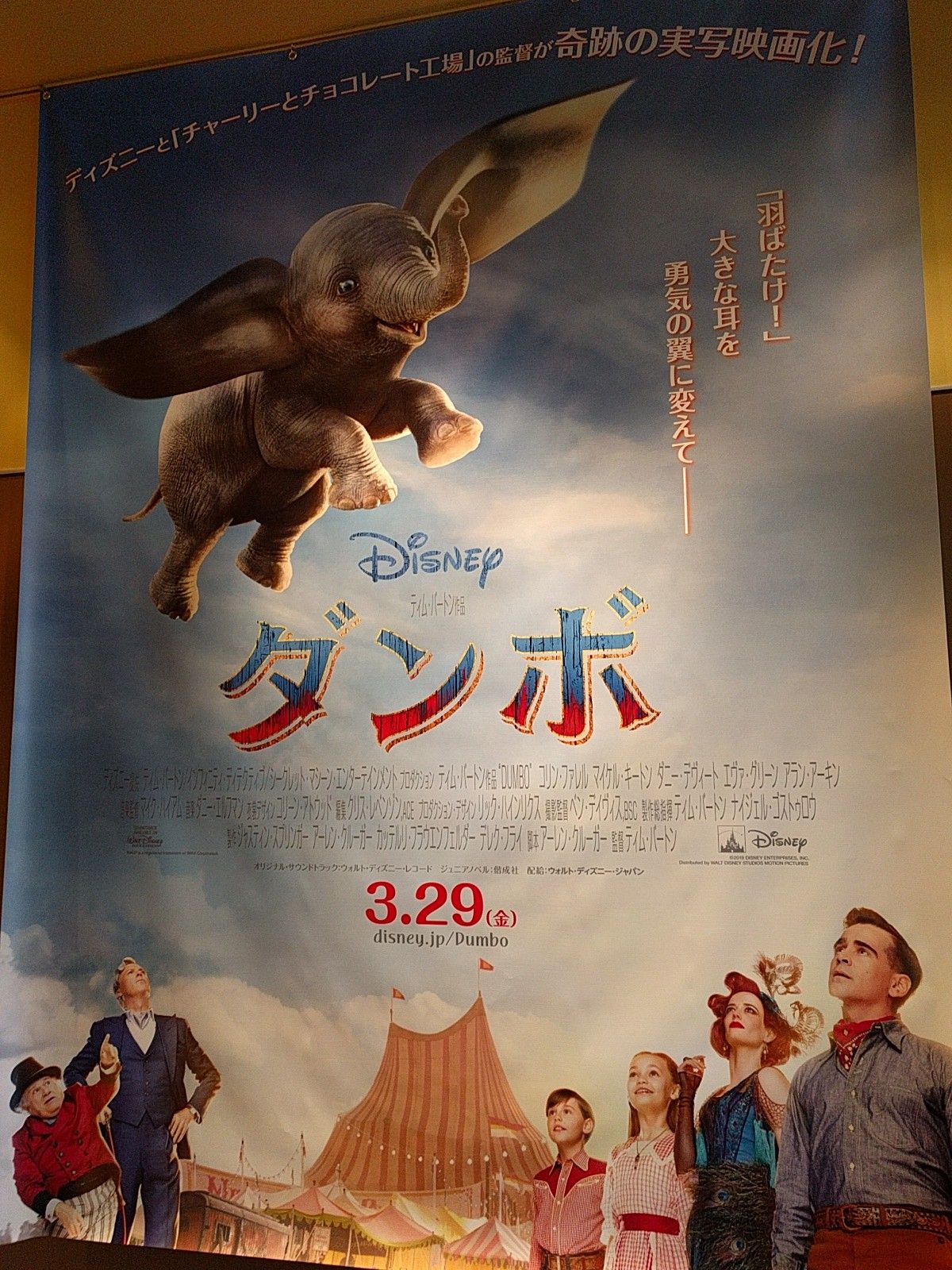 映画 ディズニー ダンボ 実写版 見てきました ディズニーランドにいるようなワクワク感のある内容で最高でした 無印良品に似合うお部屋にリフォームした話 手ぬぐい お気に入り雑貨 の雑記ブログ 楽天ブログ