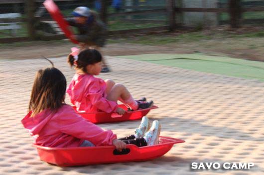 ゆめ牧場 ソリ滑り