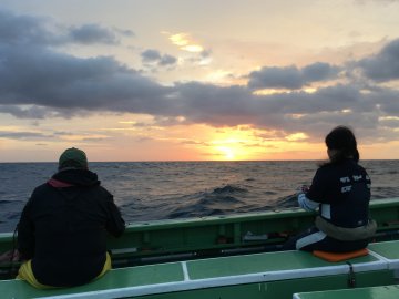 20161008カンネコ根の朝日