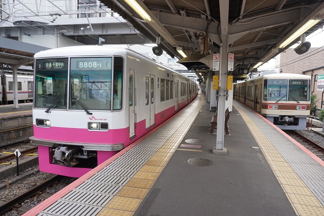 新京成 8800形 千葉ロッテマリーンズ「2017年マリーンズ号」& ｢ふなっし－トレイン｣6