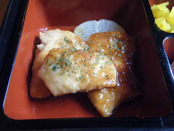 アメリカンステーションの「鶏の生姜焼き」-2♪