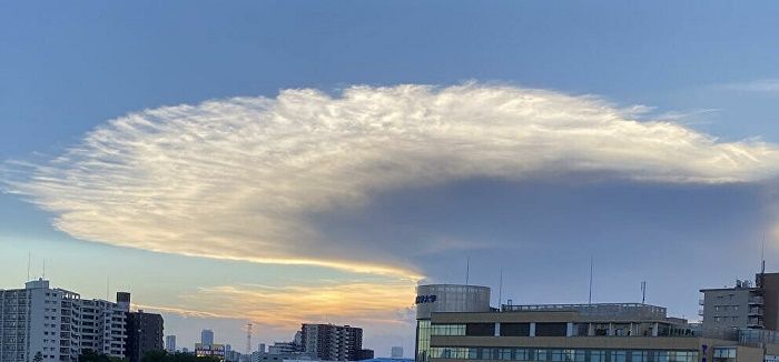 東京上空に顕れたｕｆｏ雲 聖徳太子みろくのひびき 楽天ブログ