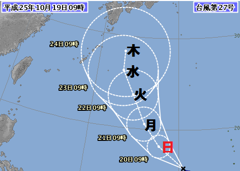 台風２７号