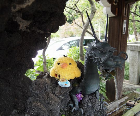 手水舎・白山神社