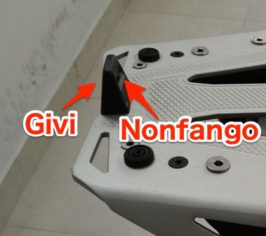 CRF1000LのGiviラックにNonfangoのトップケースをつける | The Mekong 