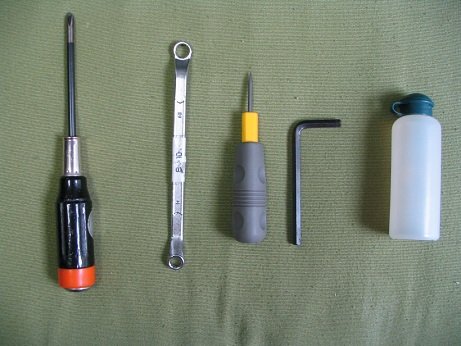 グリップ交換に使用した工具