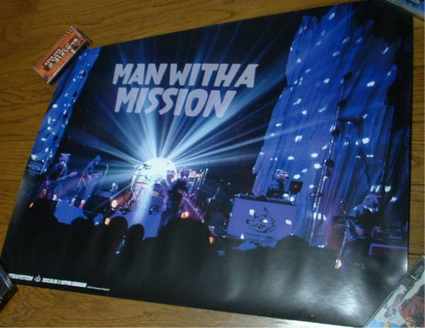 MAN　WITH　A　MISSION　　ポスター　武道館　400円