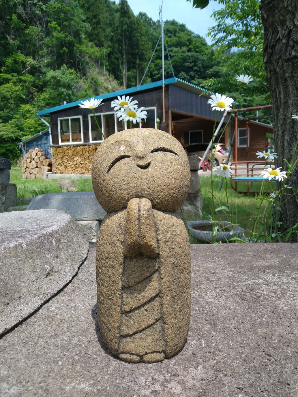 石のわんちゃん ねこちゃんも 川崎町の石んこ日記 石んこ地蔵とともに 楽天ブログ