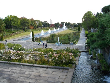 須磨離宮公園の噴水