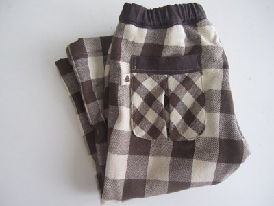 ｸｰﾙﾜｲﾄﾞﾊﾟﾝﾂ(茶チェック）