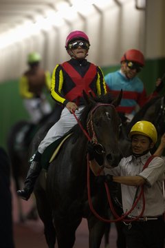 レース後