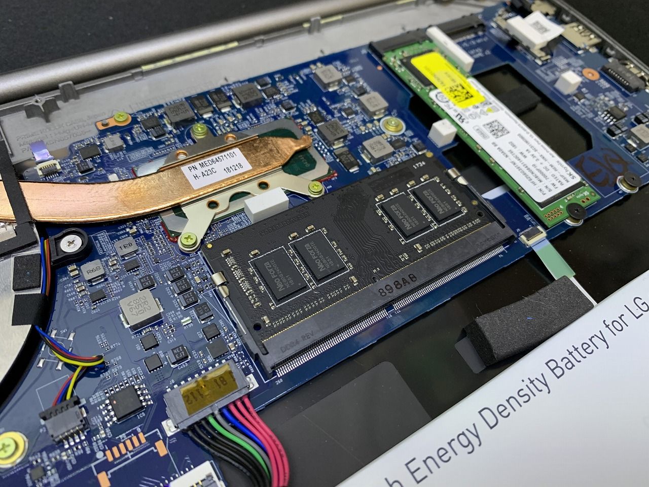LG gram 17Z990-VA56Jのメモリを8GB→16Gに増設 | ◇色々 LG gram 17Z990-VA56Jのメモリを8GB→16Gに増設 | ◇色々