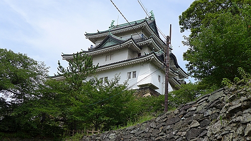 和歌山城大天守が見えてきた