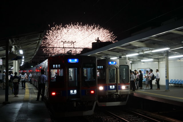 第50回 葛飾納涼花火大会 京成 柴又駅6