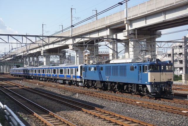 EF64 1030牽引 常磐線E531系 K477編成 配給4