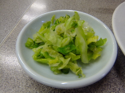 築地　豊ちゃん　おしんこ