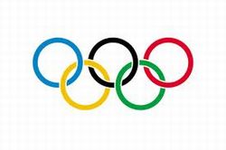 五輪の意匠。